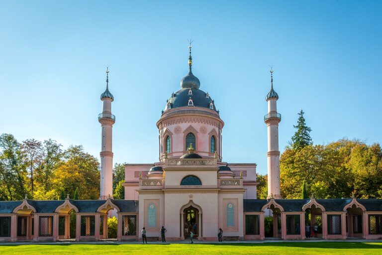 schwetzingen, mosque, red mosque